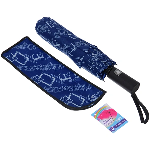 Зонт женский полуавтомат Мэлано, микс 6 цветов, 8 спиц, d-100см, длина в слож виде 30см_43