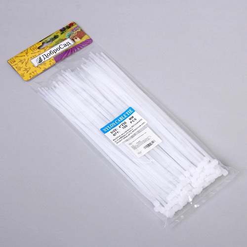 Хомут-стяжка пластиковый 4250мм 100шт белый_5