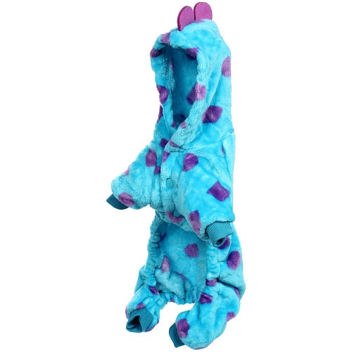 Комбинезон зимний для мелких и средних пород собак DOG DINO, цвет голубой, размер S_9