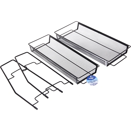 Этажерка настольная хозяйственная универсальная  ФАНАДЕРО, цвет черный, 361733см (лейбл Селфи)_6