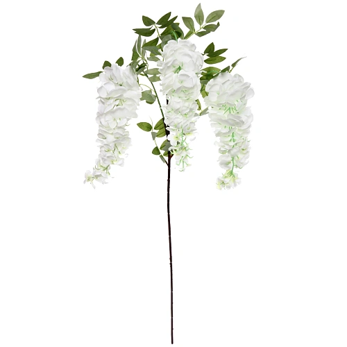 Цветок искусственный Natur 98см Глициния белая_4