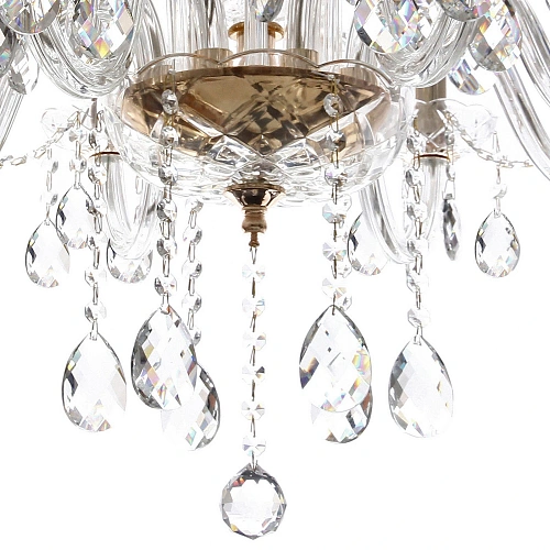 Люстра подвесная в стиле барокко Bottega 840Вт 25-S9014 со стеклянными основаниями_18