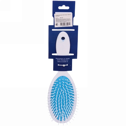 Расчёска массажная Mon Possier - Весёлый Дед Мороз, цвет синий, 7,522,5см_8