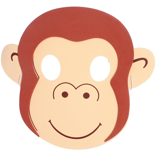 Маска карнавальная "Весёлая обезьянка Рора"