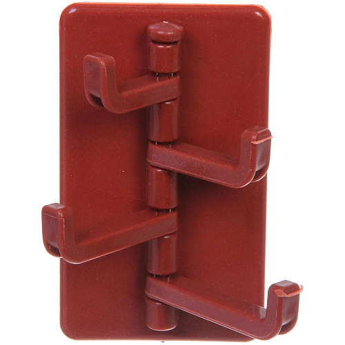 Крючок настенный многофункциональный на липкой основе ИДЕЯДОМА, цвет марсала, нагрузка 3кг95,5см (пакет с подвесом)_5