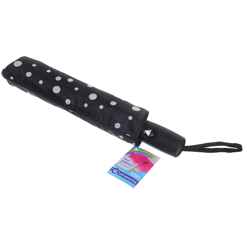 Зонт женский полуавтомат Капли дождя, микс 6 цветов, 8 спиц, d-100см, длина в слож виде 30см_9