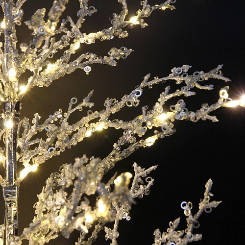 Фигура светодиодная Дерево - Crystal 100 см, Серебро, 220V_4