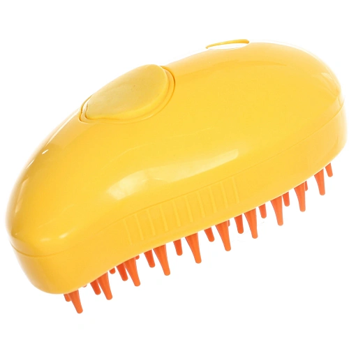 Паровая щетка с массажным эффектом МОЙ БРО, цвет желтый, USB - зарядка, 611см (коробка Ultramarine)_5