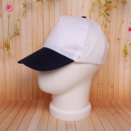 Бейсболка двухцветная Summer collection, цвет белый с синим, р58_4