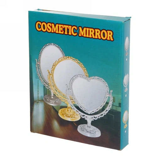 Зеркало настольное Версаль-винтаж Прямоугольник 22см 439-3 золотой цв_3