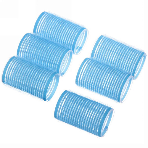 Бигуди липучки, 6шт, однотонные, цвет микс, d-3,6см_9