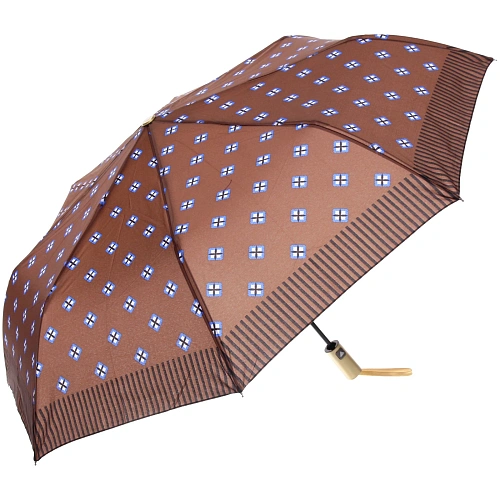 Зонт женский полуавтомат Канада, микс 6 цветов, 8 спиц, d-100см, длина в слож виде 30см_4