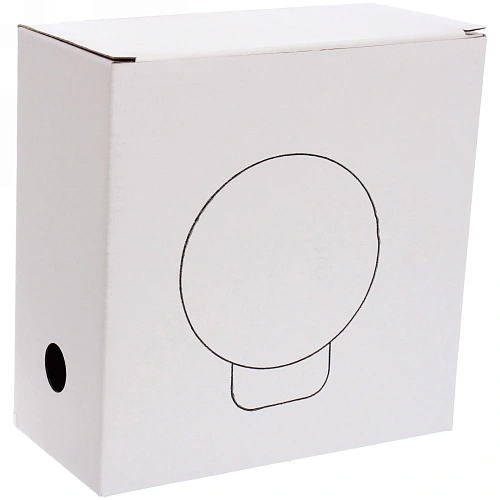 Зеркало настольное с органайзером для косметики Beauty - Look, цвет белый, зеленый, персиковый и голубой, d-165см, 19см_4