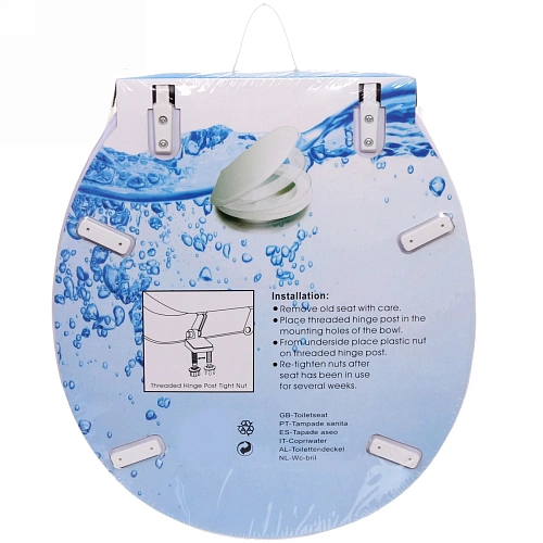 Сиденье для унитаза 36х42 Бабочки_11