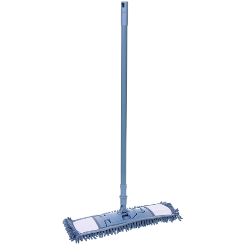 Швабра Селфи с насадкой из микрофибры синяя насадка букли 100гр_3