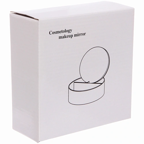 Зеркало настольное с органайзером для косметики Beauty, цвет голубой, 16,517см_6