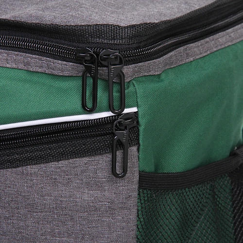 Термосумка 23 л, 352230 см, WM799-3, серый-зелёный_7
