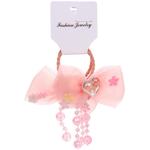 Резинки для волос детские 2шт КОНФЕТКИ, бусинки, микс 5 цветов, d-3см_7