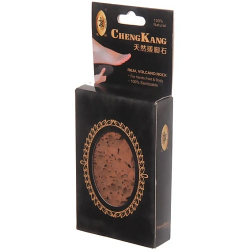 Пемза для ног, форма прямоугольник, крупнозернистая, цвет коричневый 6102см_5