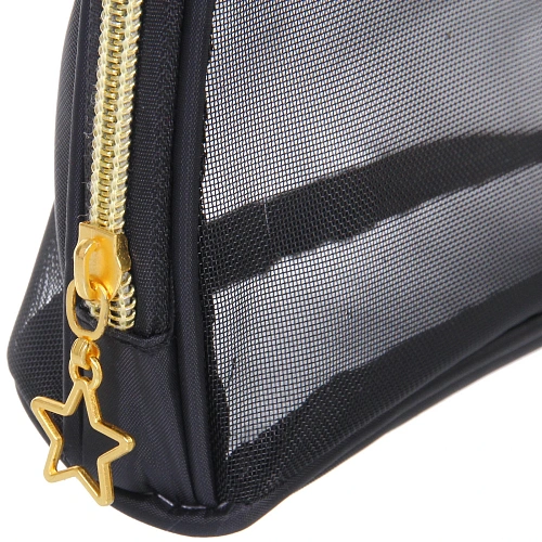 Косметичка овальная ЭЙФОРИЯ, цвет черный, 22613см_4