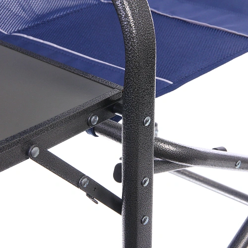 Кресло складное с подлокотниками до 100 кг SJ-0053, 526292 см, цвет синий, ТуристМастер_25