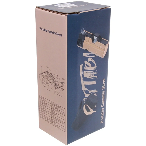 Плита газовая портативная (цанга), с пьезоподжигом, складная DKS1001_16