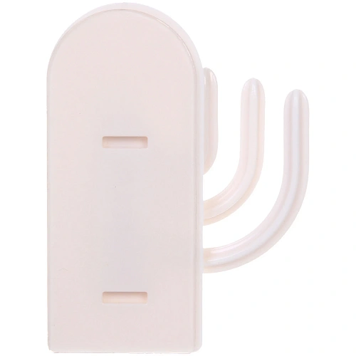 Крючок настенный многофункциональный на липкой основе ИДЕЯДОМА, цвет белый, нагрузка 2кг76см (пакет с подвесом)_7