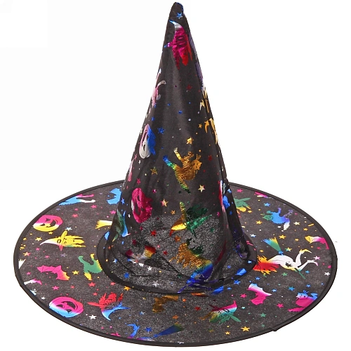 Шляпа карнавальная Таинственная колдунья, микс_3