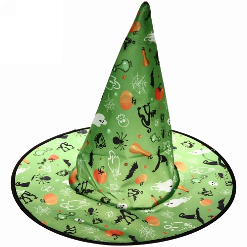Шляпа карнавальная Яркая ведьмочка, микс_4