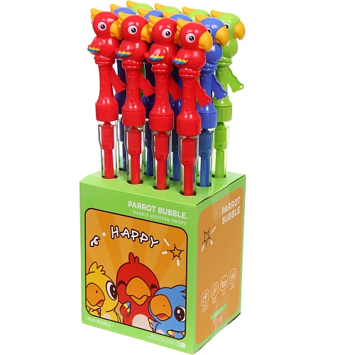 Мыльные пузыри Попугай 49 см, 150 мл, большие пузыри_4