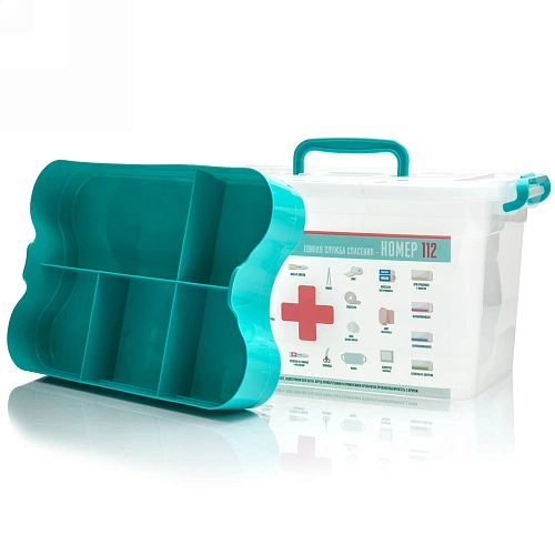 Контейнер для аптечки 10л с вкладышем 35,523,519см Домашний доктор_2