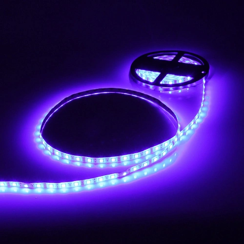 Лента светодиодная самоклейка 5м10мм, 300 ламп LED, 7 цветов, с пультом, степень защиты IP64  (арт542-133)_15