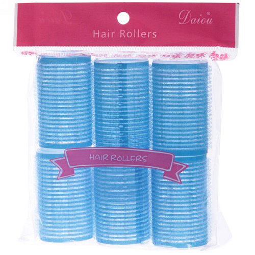 Бигуди липучки, 6шт, однотонные, цвет микс, d-3,6см_7