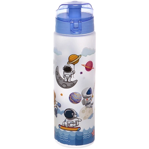 Бутылка питьевая пластиковая 700мл Космос, микс цветов_19