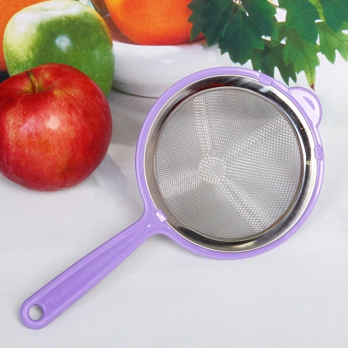 Сито металлическое в пластиковой оправе 12см_6