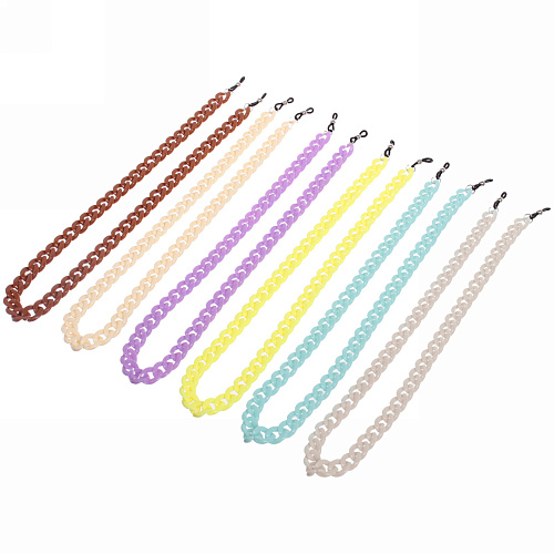Цепочка для очков Summer, однотонная, микс 6 цветов, 651см_15