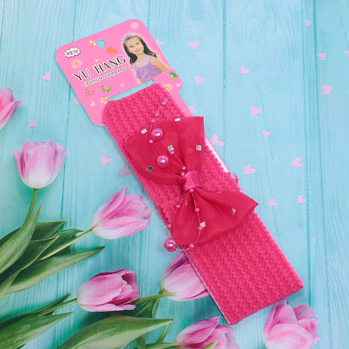 Повязка на голову детская на блистере Little Krasa - Эшли, 6 цветов, 3,517 см_7