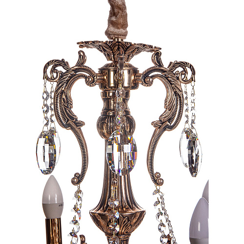 Люстра 640Вт золотой 8036_9