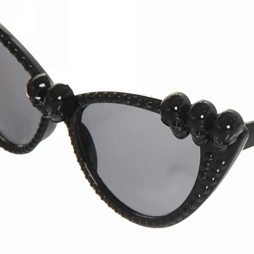 Очки карнавальные Страшное очарование (микс серебро и черный)_11