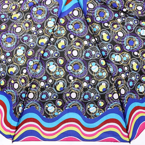 Зонт женский полуавтомат Кланти, микс 6 цветов, 8 спиц, d-100см, длина в слож виде 30см_37