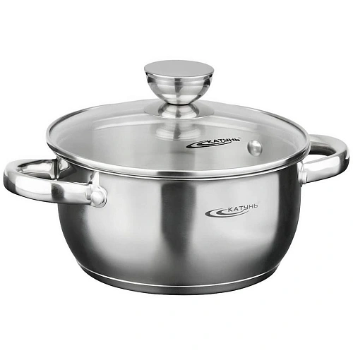 Кастрюля из нержавеющей стали 1,5л "Антея" Катунь