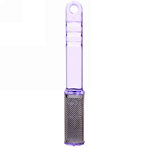 Терка для ног металлическая в пакете , цвет микс глянец, 18см