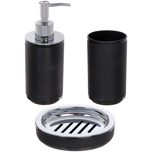 Дозатор для жидкого мыла Амадей 380 мл черный_3