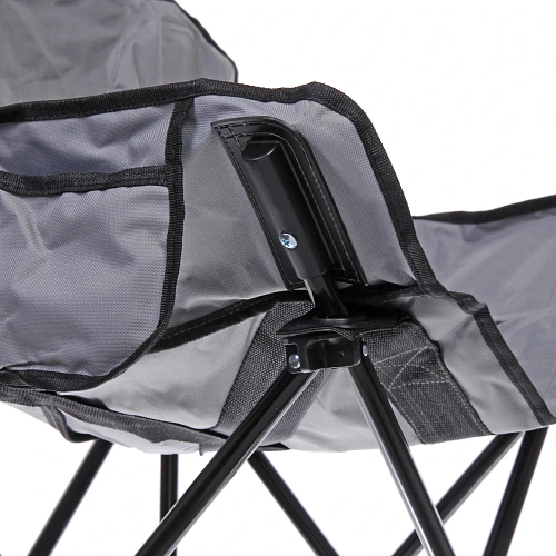 Кресло складное до 100 кг TJ-2000, 604670 см, цвет серый _10