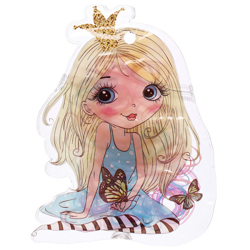 Резинки для волос силиконовые 100шт МАРМЕЛАДКИ, принцесса, цвет нежный микс, 1712см_4