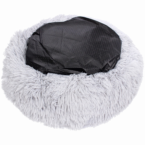 Лежанка для животных круглая Место БРО, цвет серый, d-50см (Лейбл)_4