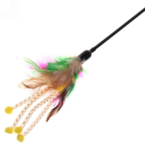 Игрушка для кошки на палочке Пушистик 60см_8