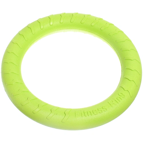 Кольцо - пуллер для собак средних и крупных пород ЛЮБИМЫЙ БРО, цвет зелёный, d - 29см (подвес)_3