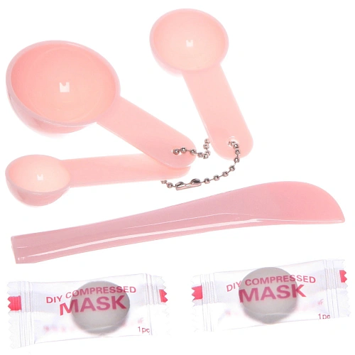 Набор для смешивания косметических средств «Your beauty», 3 ложки, лопатка, 2 маски и чаша, 11,88,8_9