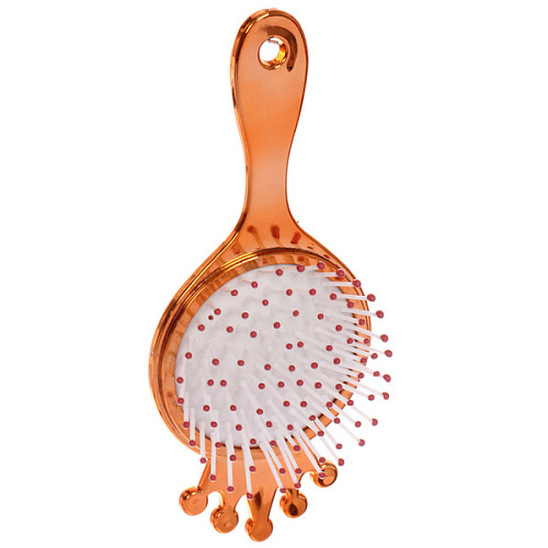 Расческа массажная детская зеркальная ЛАВАНДА, маленькая Леди, микс 4 цвета, 716см (блистер Ultramarine)_8